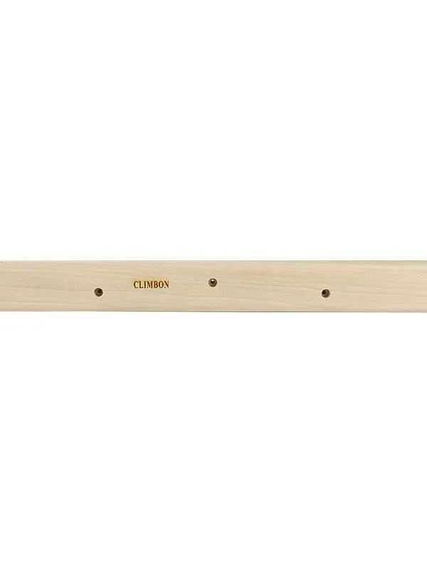 Set of three wooden hangboards for grip strength training in 12cm 40cm and 50cm lengths