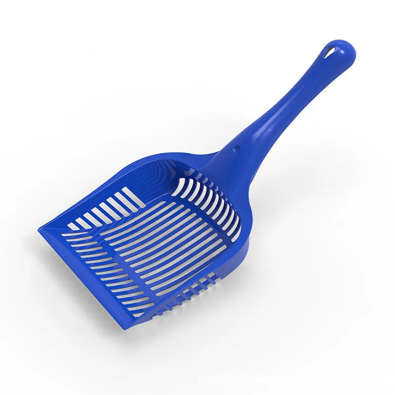 Plastic cat litter scoop in red, yellow or blue colour with small and medium size options