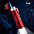 TH727 multi-function metal waterproof flashlight lighter in camouflage colour