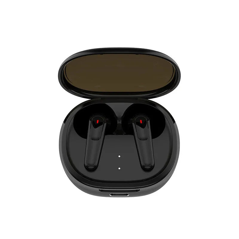 Black PRO30 Bluetooth in-ear headset with active noise reduction on a dark background.