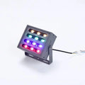 Outdoor waterproof LED rainbow tree projection spotlight with aluminium shell for landscape lighting.