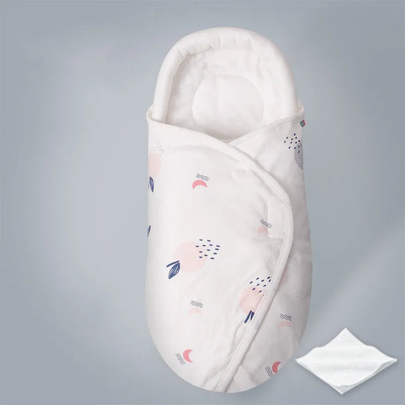 Baby anti startle swaddle 30x60cm cotton pure cotton filling Aviator pattern wrap