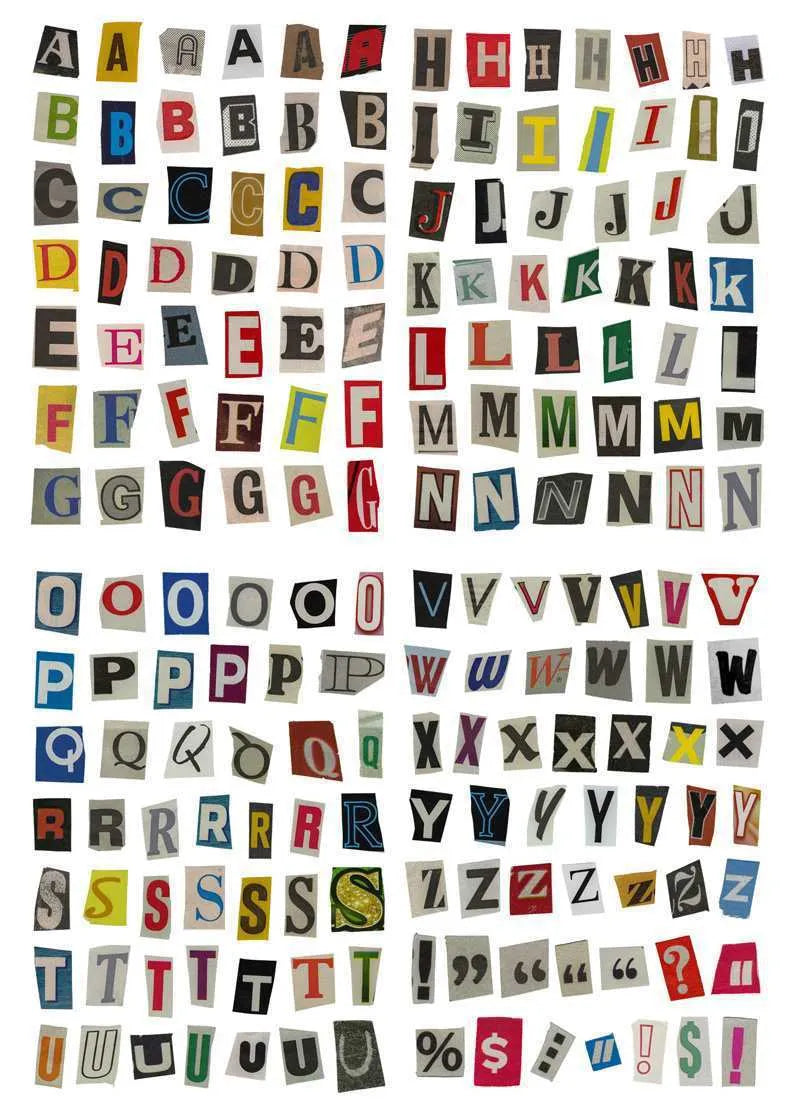 English letters and numbers symbol label sticker sheets with colour printing showing alphabet sets and weekly words