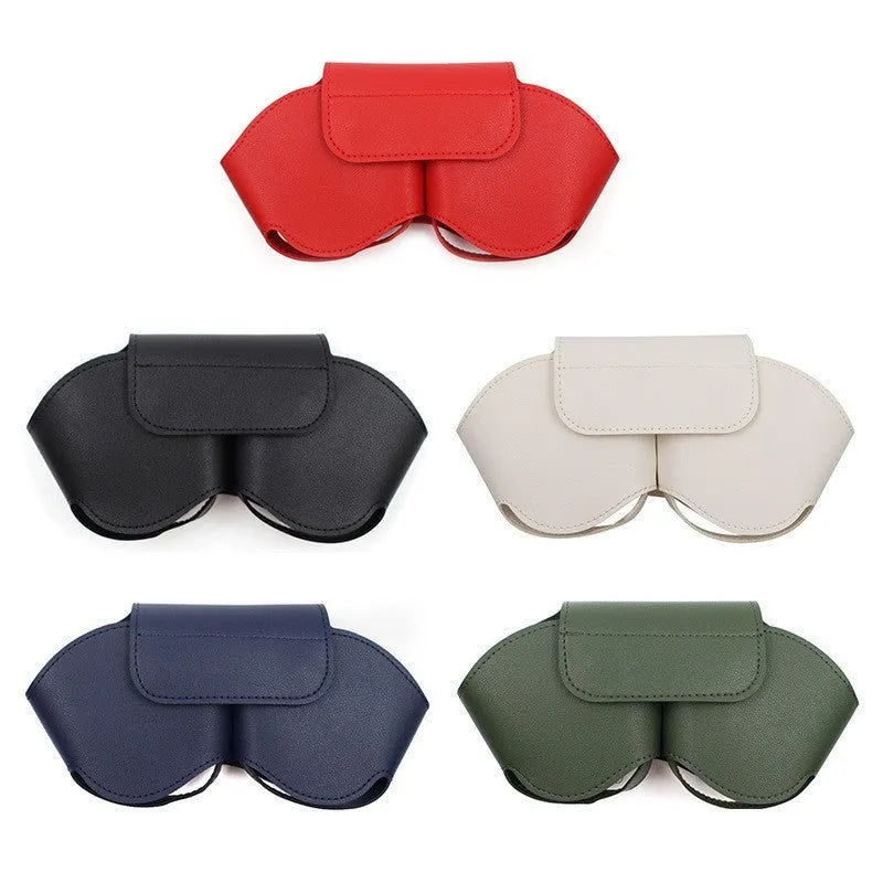 PU leather protective case for Apple AirPods Max headphones in black, red, white, green, and blue.