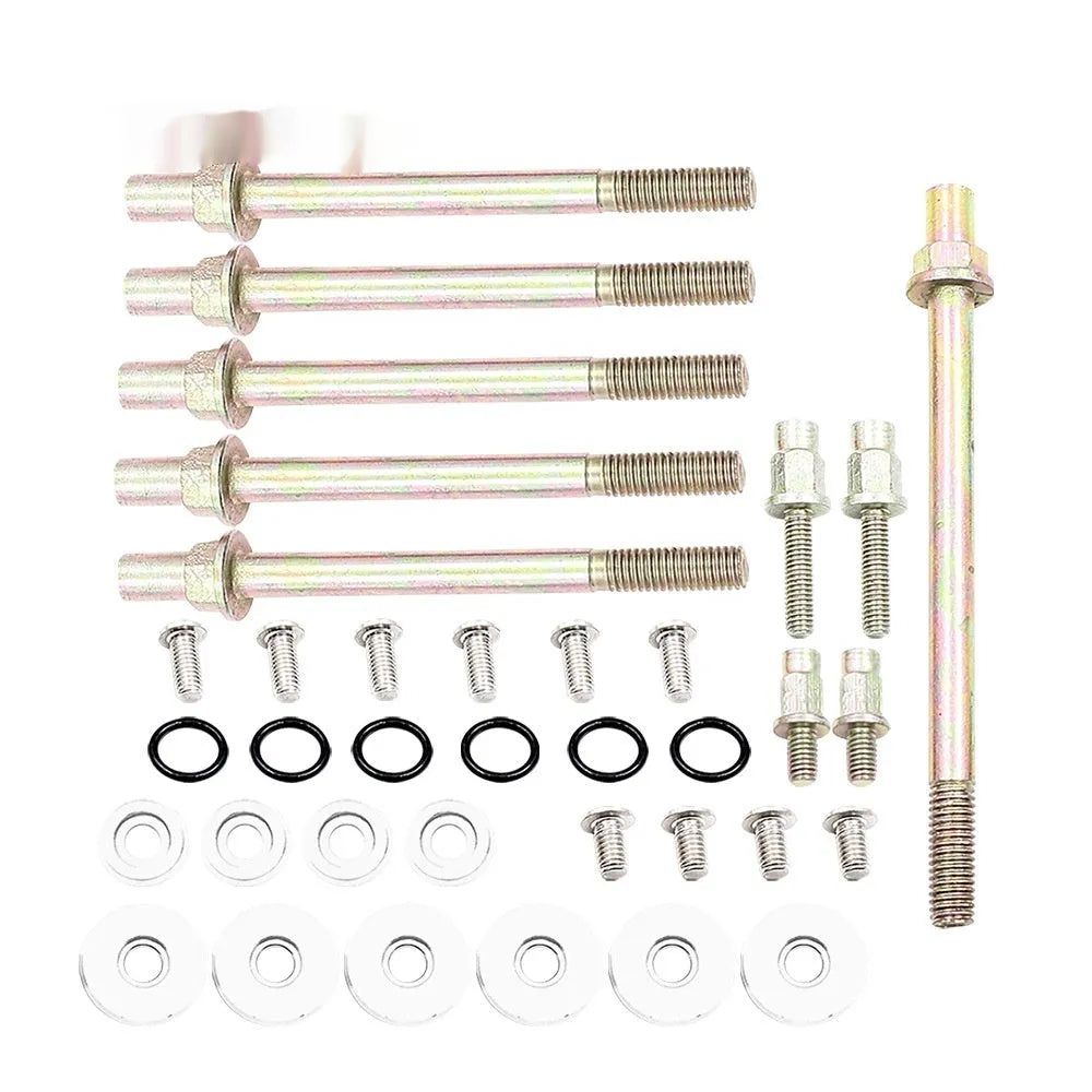 Honda Civic K series aluminium alloy engine gasket kit in black, blue, red, and silver colour options