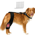 Adjustable dog leg protector knee brace with non-slip inner layer in size S M L for joint support