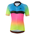 Falina Flamboyant men's summer cycling kit in black including top and shorts with moisture wicking polyester fabric