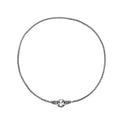 S925 sterling silver clavicle necklace for women with simple pendant, available in 50cm, 55cm, and 60cm chain lengths.
