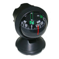 Black ABS car compass with Chinese traditional style ball design on a dashboard