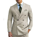 Men's cotton blend suit set in regular fit available in multiple colours and sizes for business and leisure wear