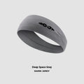 Seamless knitted exercise hair band in black, grey or blue for sports activities