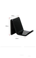 Universal game controller mounting bracket in black colour for wall or door installation