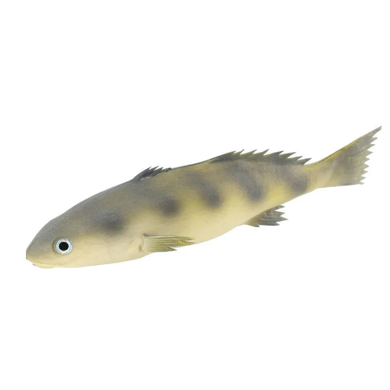 PU simulated yellow-fin tuna and small tuna fish model ornaments for aquarium decor displays