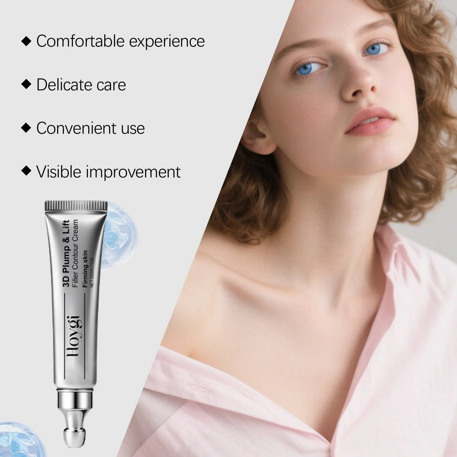 20g tube of Gentle Moisturizing Eye Skin Massage Cream with nourishing ingredients.