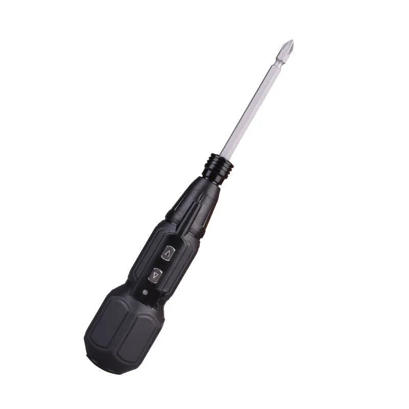 Black and blue alloy steel straight handle 36V electric screwdriver