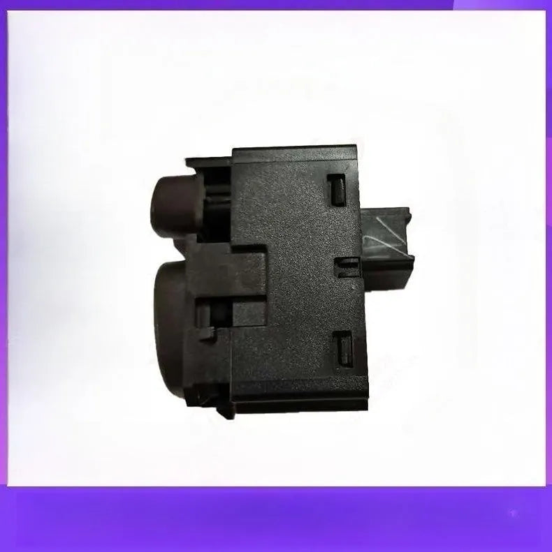 Black plastic power mirror switch for Dongfeng Fengon 580 car.