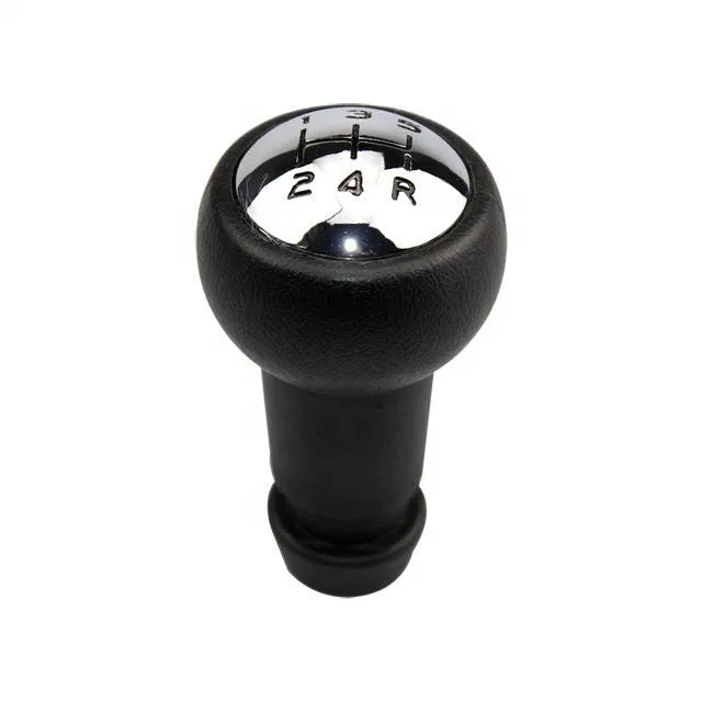 Black GM universal manual transmission gear head on a shift lever