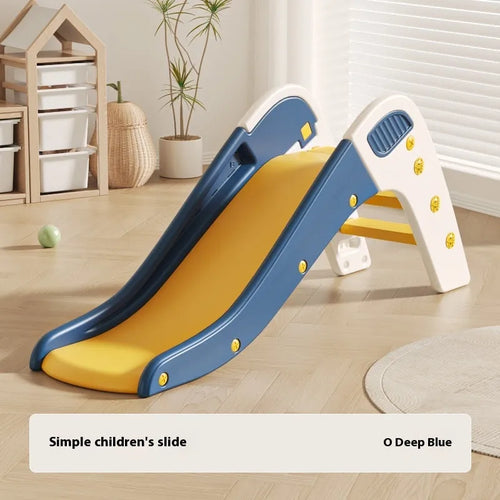Small plastic baby slide in blue for children under three years old