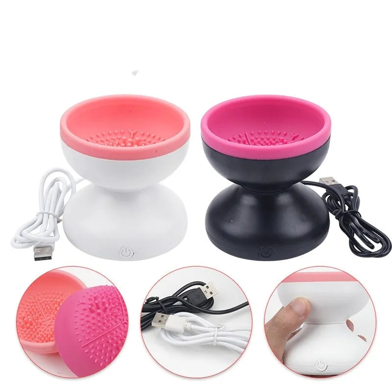 Electric makeup brush cleaner machine 80r/min portable USB