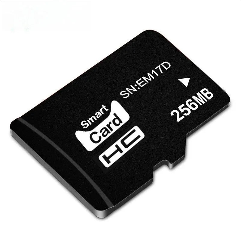 Compact 256MB TF memory card for MP3 players, cameras, and business promotional gifts.