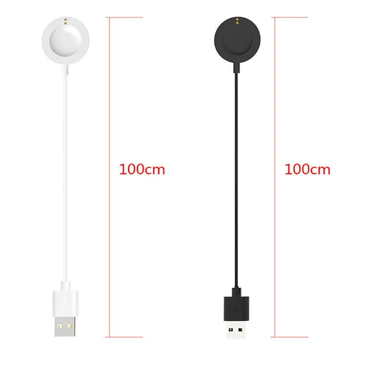 ABS smart watch charger cable for Michael Kors 5E, magnetic connector, 8cm x 4cm x 1cm, black colour