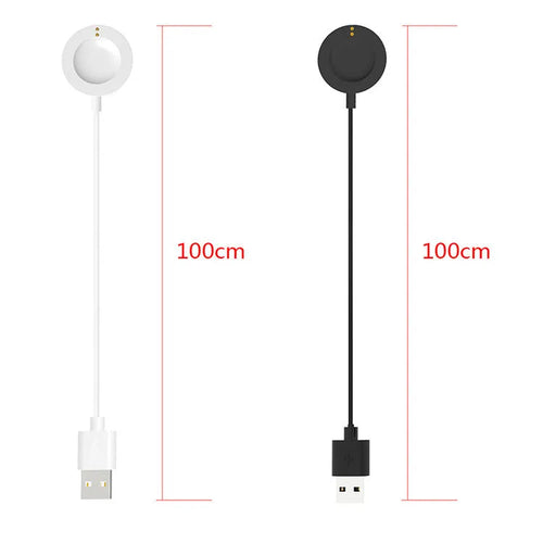 ABS smart watch charger cable for Michael Kors 5E, magnetic connector, 8cm x 4cm x 1cm, black colour