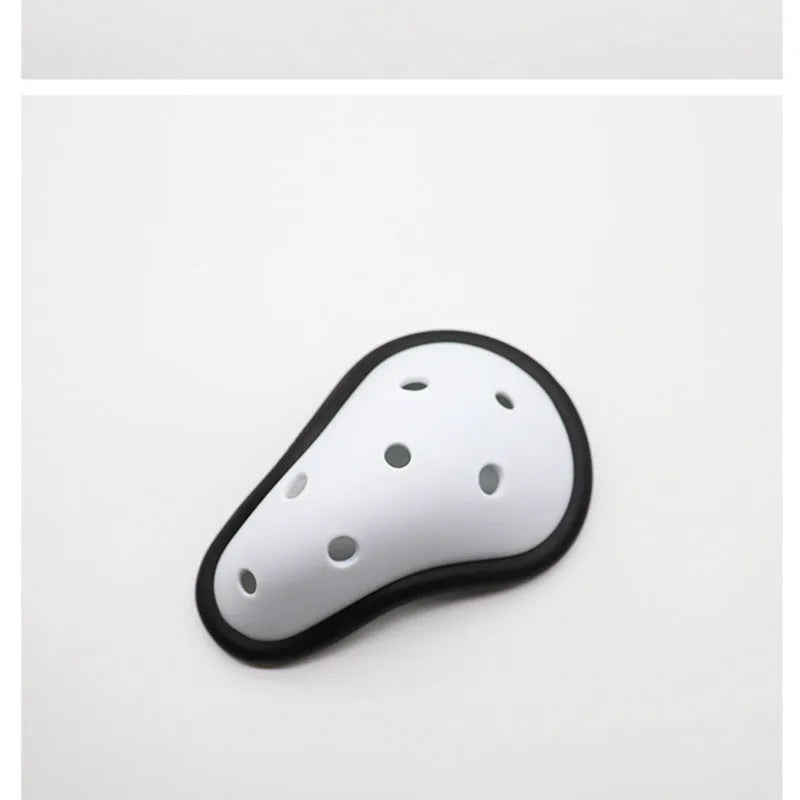 Rubber sports genital protector for adult and children's rugby, hockey and boxing