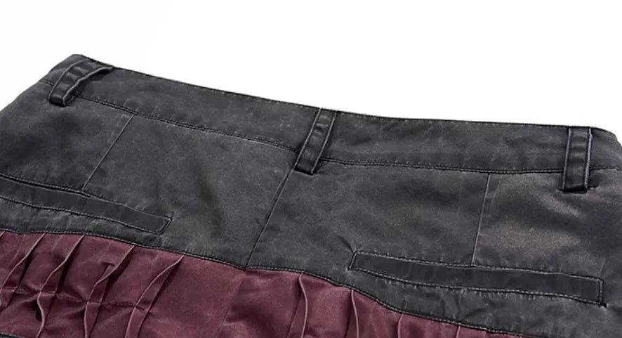 Boys summer wide-leg trousers in Korean style showing black and grey colour options