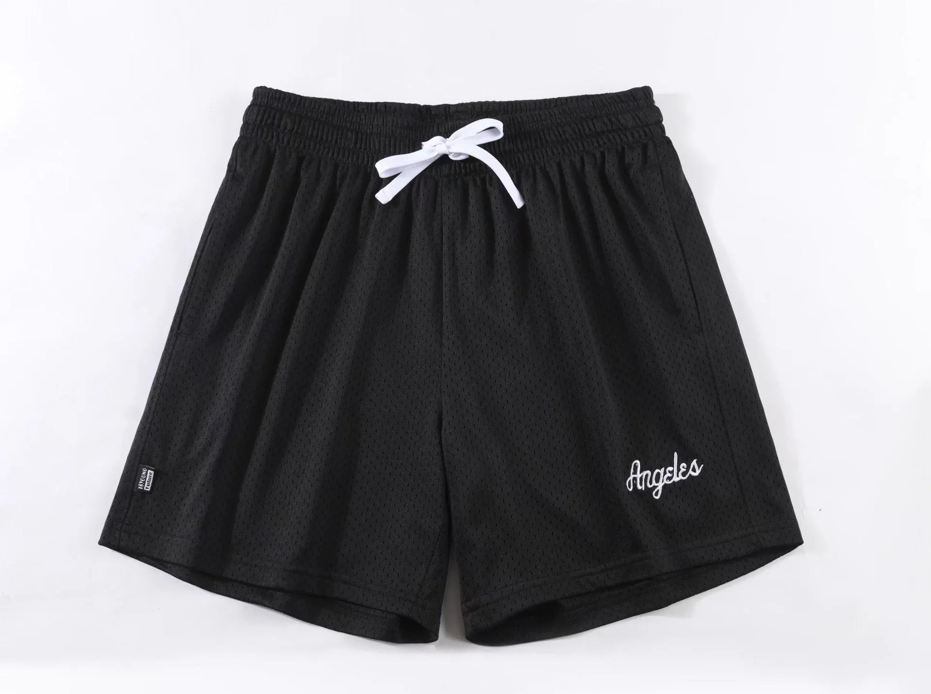 Men's personalised double-layer mesh sports shorts in various colours for summer leisure wear