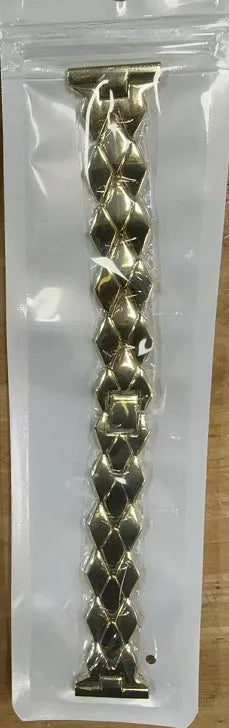 Metal chain steel band diamond strap for Apple Watch – silver colour, fits 38/40/41mm and 42/44/45/49mm cases