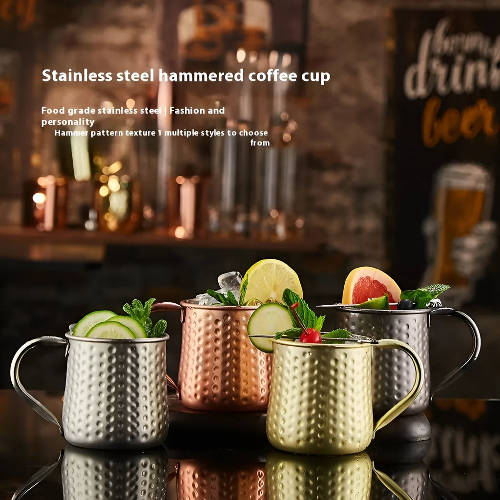Stainless steel Moscow mule cup with copper plating in modern simplicity style