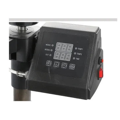 Black clothing thermal transfer thermoprinting machine for T-shirt and fabric customisation projects