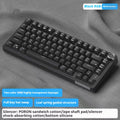 Wireless mechanical keyboard with RGB lighting and hot-swappable switches in various colour options