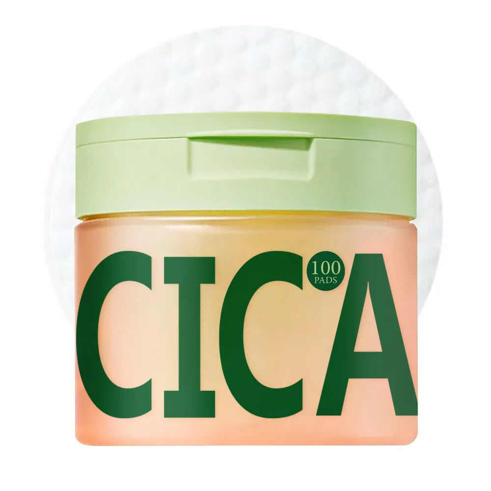 Pack of 100 centella asiatica cleansing and skincare toner pads for dark spots