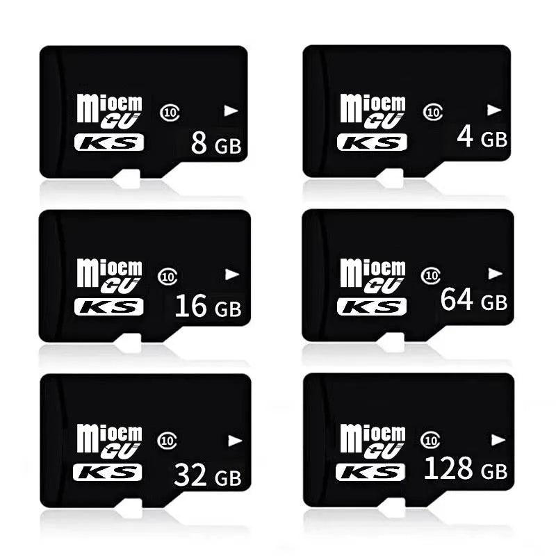 Black C10 high-speed 32GB TF memory card for mobile phone, camera, and driving recorder, 15x11x1mm