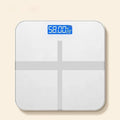 Household weighing scale in cross ice crystal white finish with digital display for weight measurement