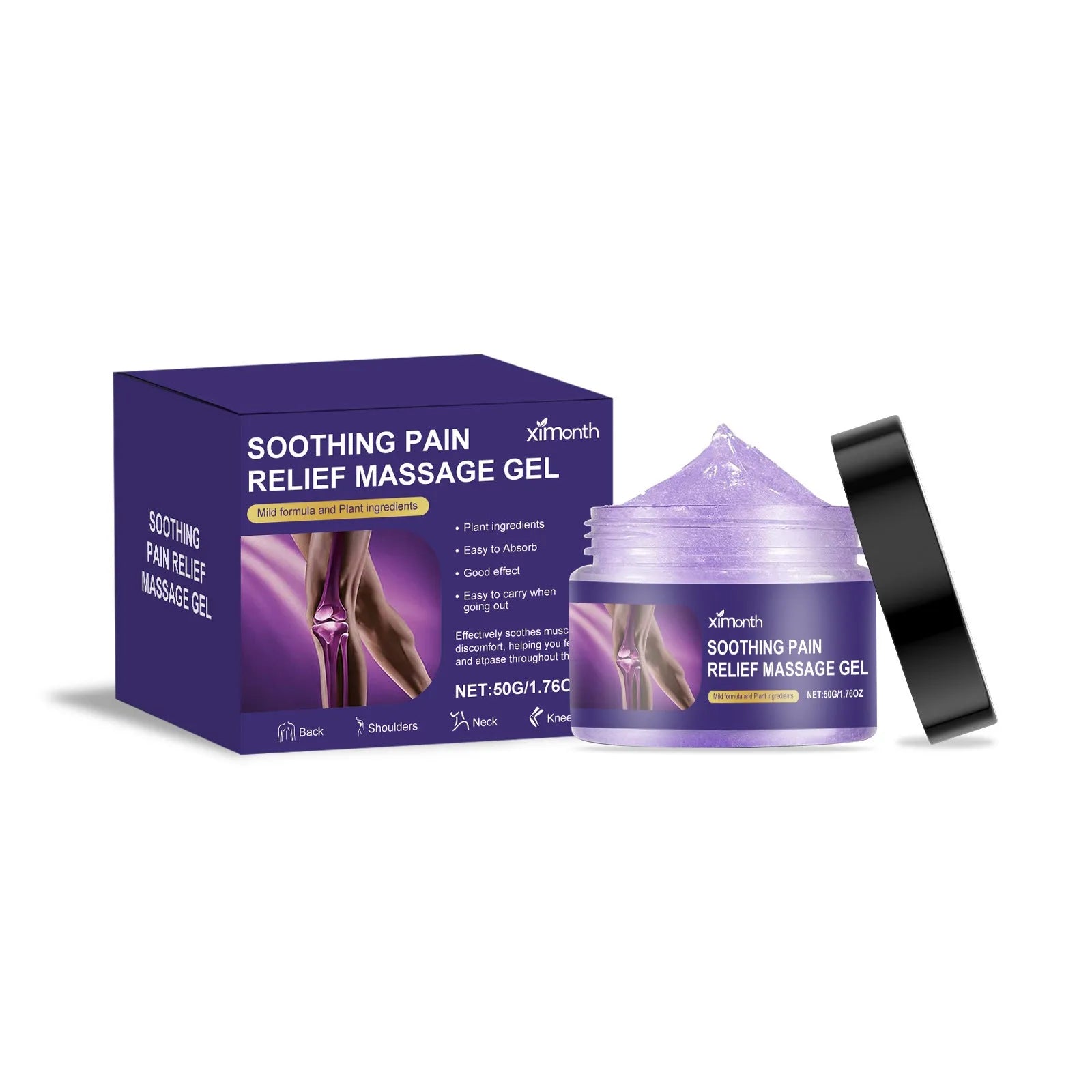 Apply Body joint care gel 50g container for topical muscle and joint support