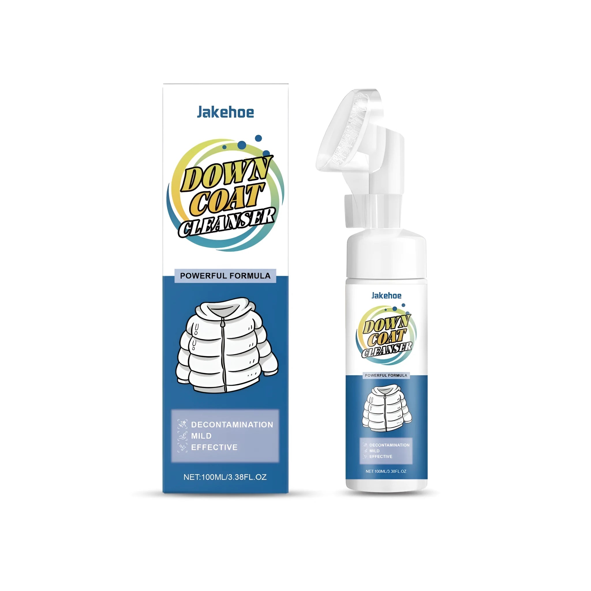 100ml bottle of down coat cleaning liquid for washing feather jackets and duvets