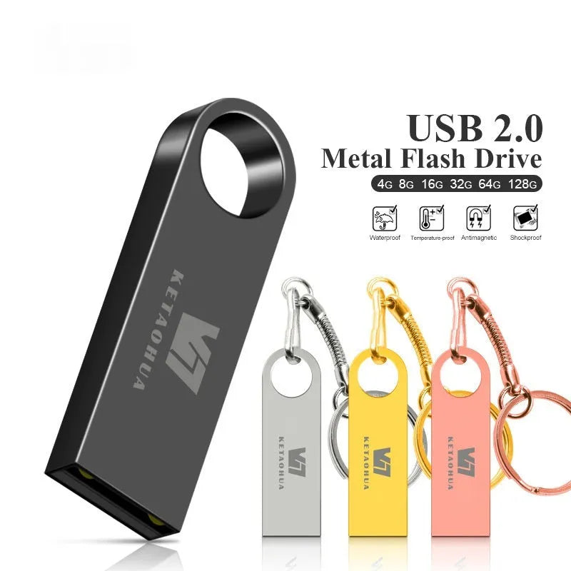 Metal car-shaped USB flash drive showing compact dimensions and multiple colour options
