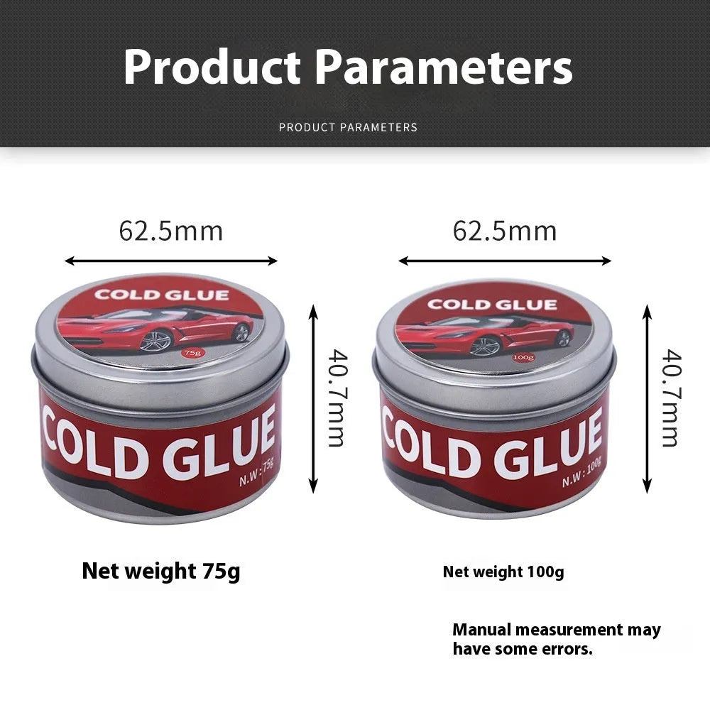 Automobile depression repair cold glue for car body dent removal in 75g and 100g specifications