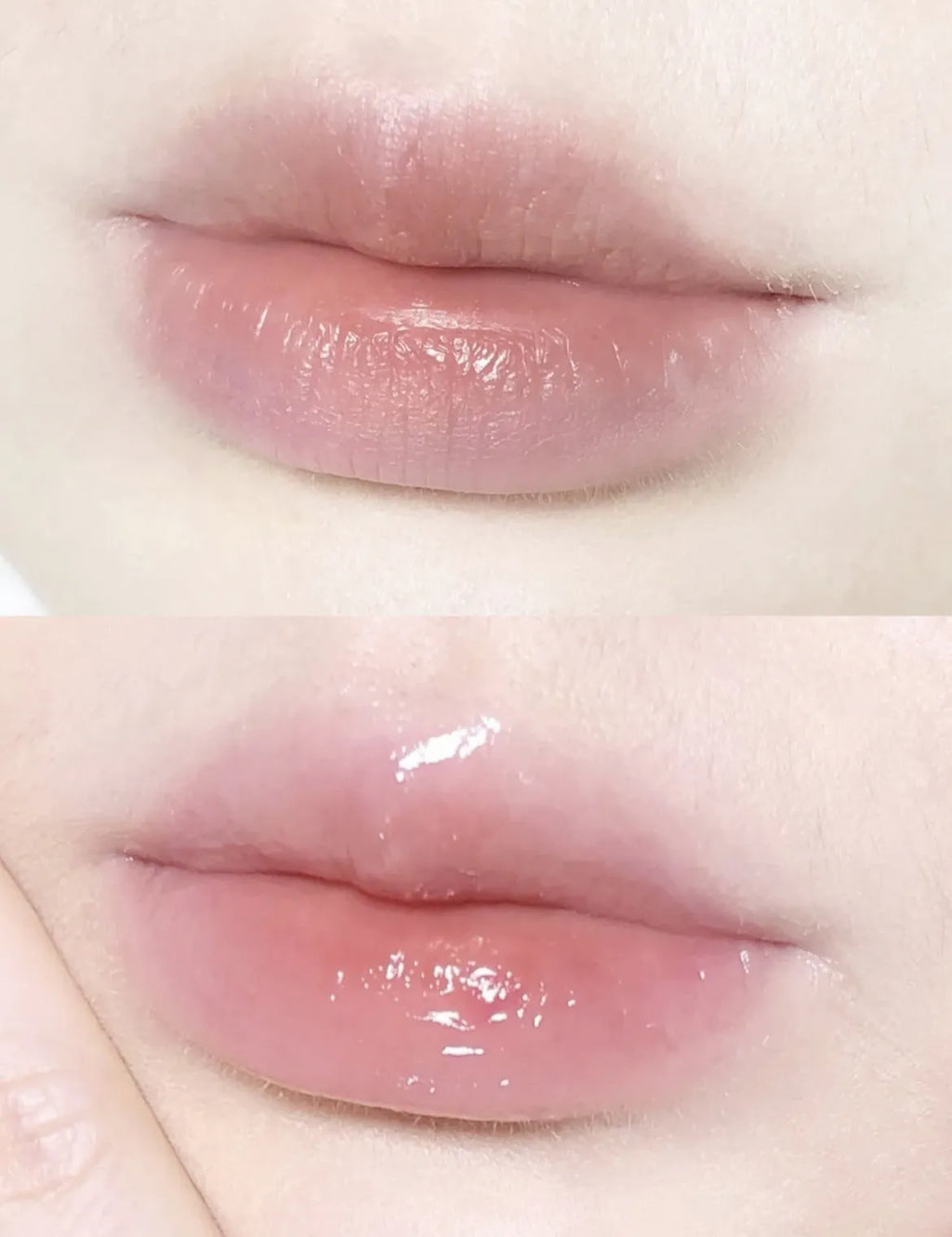 Moisturising honey lip gloss base with transparent custard and jelly options for universal skin type