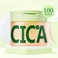 Pack of 100 centella asiatica cleansing and skincare toner pads for dark spots