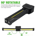 Strong light multifunctional camping and auto repair work light with A55 power supply
