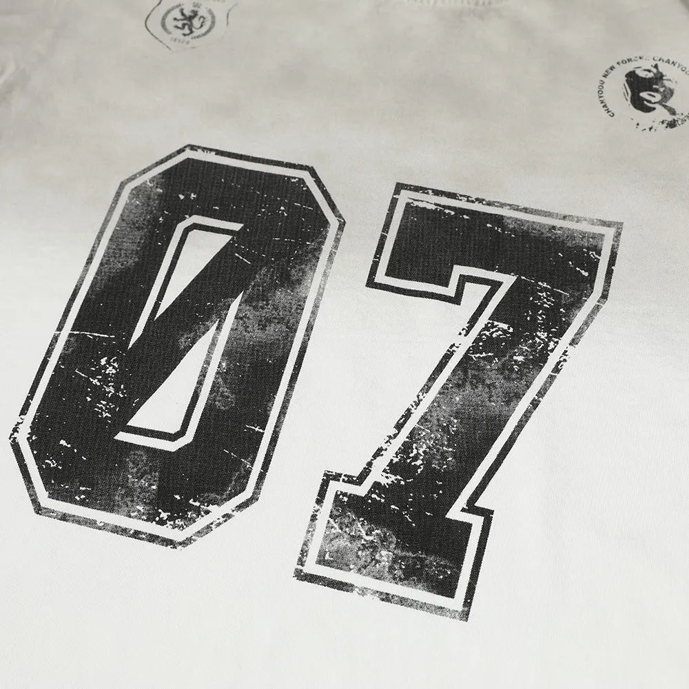 Men's pure cotton short-sleeved T-shirt shown in white and black colour options.