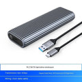 M.2 NVMe SATA SSD enclosure aluminium alloy external hard drive case 10Gbps 6Gbps dual single bay