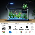 Desktop ecological landscape filter oxygen-making integrated fish tank in luxury white colour