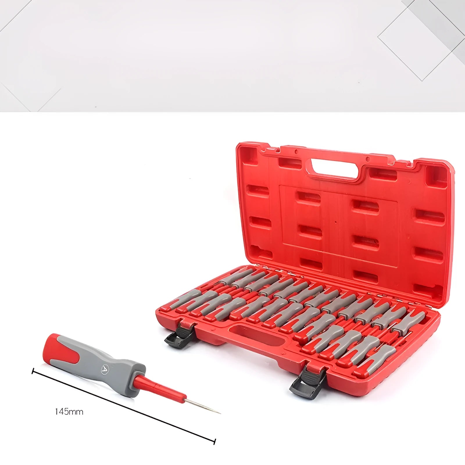 25-piece car terminal removal tool set for automotive electrical harness disassembly