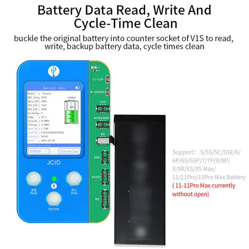 Original Color Repair Instrument plastic detector for V1SE and Sincere phone screen lattice line and IC fault testing