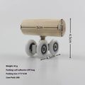 Small rollerskate-shaped bird puzzle toy made of pine and metal measuring 50x20x21mm