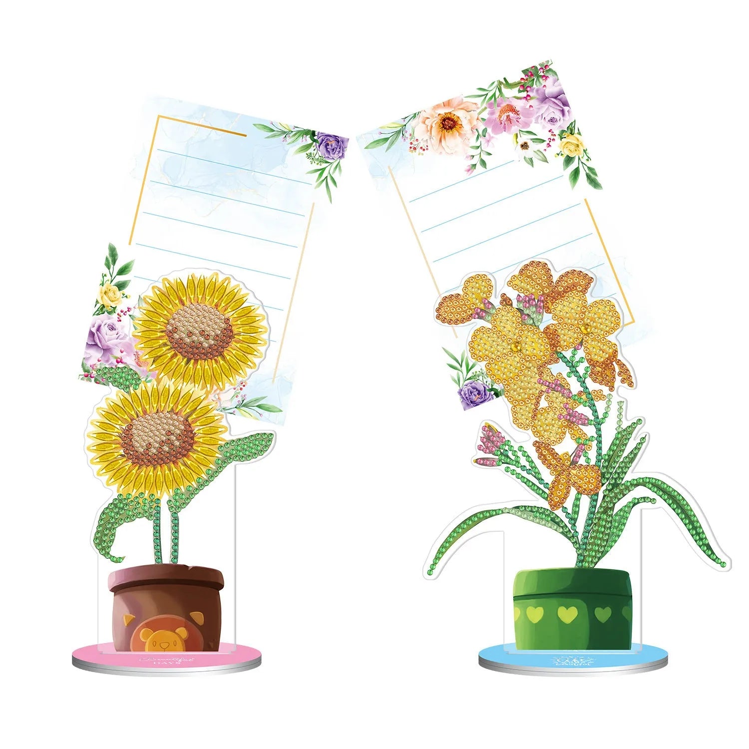 Handmade American-style diamond painting decorative note clip for restaurant display